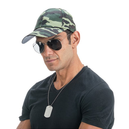 Juego de accesorios para soldado del ejército, 3 piezas, talla única