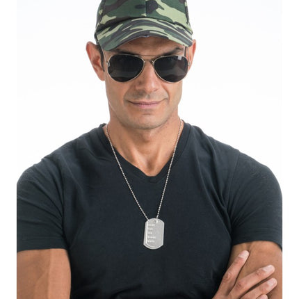 Juego de accesorios para soldado del ejército, 3 piezas, talla única