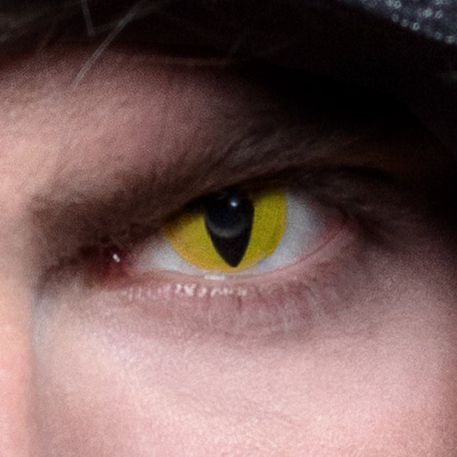 Kleurlenzen Creep Geel Kattenoog van Boland koop je bij Partywinkel