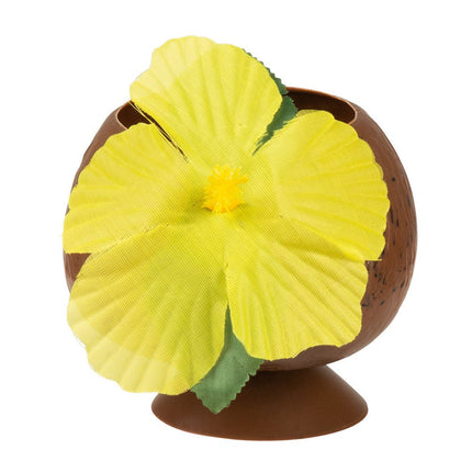 Kokosnoot Beker Hawaii Plastic 10cm - Partywinkel - 8712026523747
