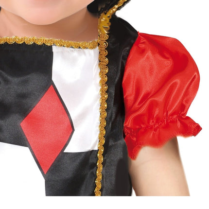 Koningin Jurk Baby Harten - Partywinkel - 8434077761649