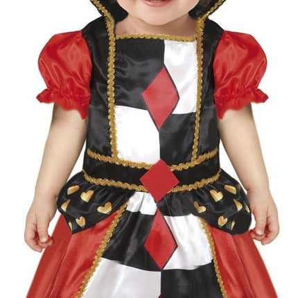 Koningin Jurk Baby Harten - Partywinkel - 8434077761649