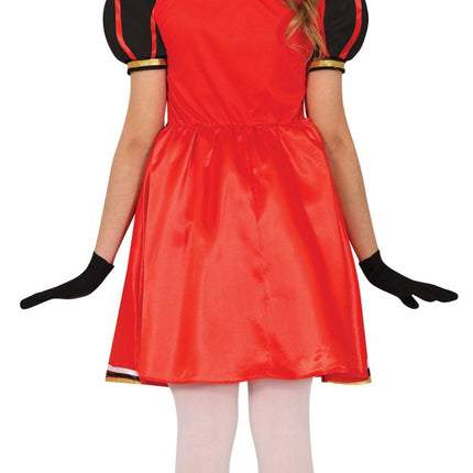 Koningin Jurk Meisje Harten - Partywinkel - 8434077784655