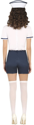 Kostuum Blauw Wit Dames Matroos van Fiestas Guirca koop je bij Partywinkel