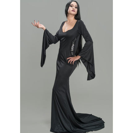 Kostuum Wednesday Morticia Jurk van CHAKS koop je bij Partywinkel