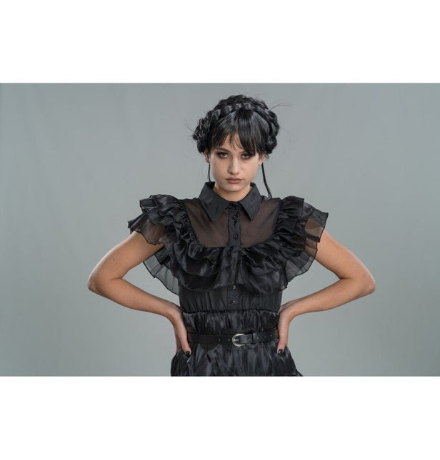 Kostuum Wednesday Prom Night Jurk Zwart van CHAKS koop je bij Partywinkel