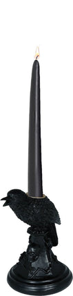Kraai Kaarsenhouder 16cm van Fiestas Guirca koop je bij Partywinkel