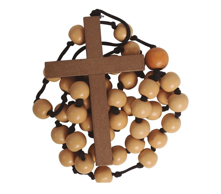 Kralenketting Kruis 75cm van Fiestas Guirca koop je bij Partywinkel