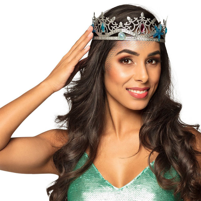 Kroon Zeekoningin 22cm van Boland koop je bij Partywinkel