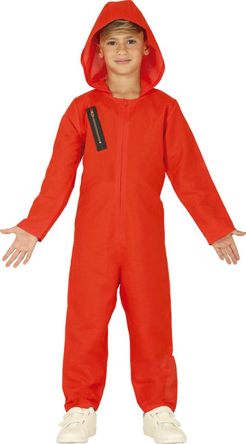 La Casa de Papel Jumpsuit Rood van Fiestas Guirca koop je bij Partywinkel