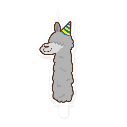 Lama Kaars 1 Jaar Lama van Paper Dreams koop je bij Partywinkel