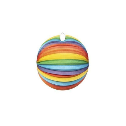 Lampion Regenboog 25cm van WeFiesta koop je bij Partywinkel