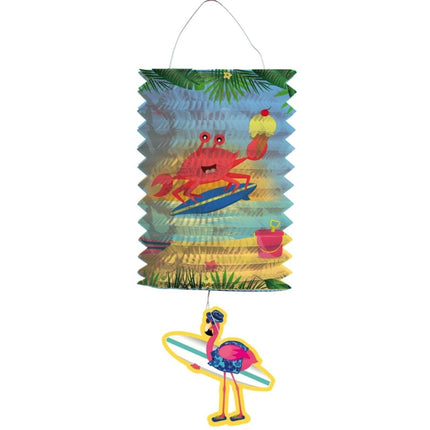 Lampionnen Slinger Flamingo 3,6m van Folat koop je bij Partywinkel