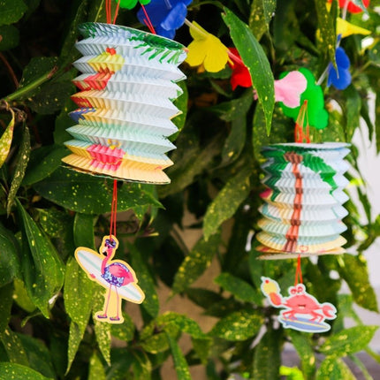 Lampionnen Slinger Flamingo 3,6m van Folat koop je bij Partywinkel