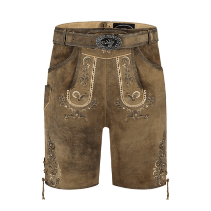 Lederhose Bruin Antik van Haus Huberts koop je bij Partywinkel