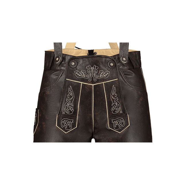 Lederhose Heren Leer van Haus Huberts koop je bij Partywinkel