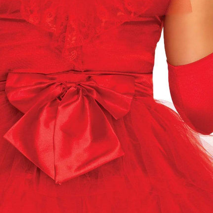 Beetlejuice Vestido Rojo Señoras Leg Avenue