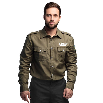 Leger Overhemd Army van Boland koop je bij Partywinkel