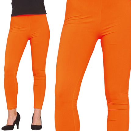 Legging Neon Oranje van Fiestas Guirca koop je bij Partywinkel