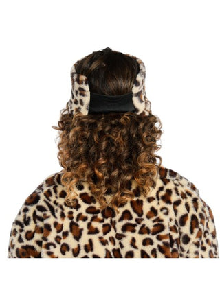 Diadema con estampado de leopardo, talla única