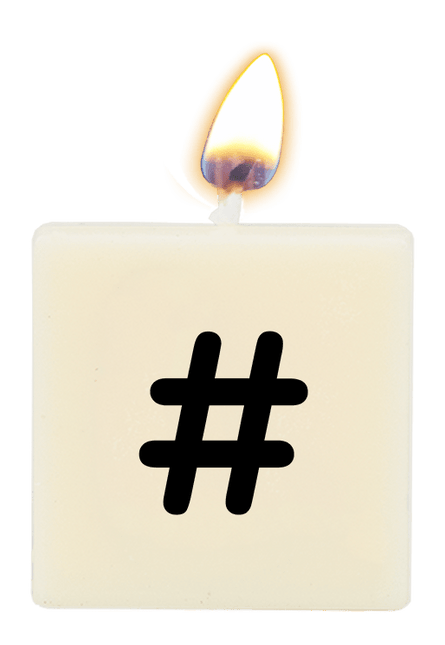 Letter Kaarsje  4cm van Paper Dreams koop je bij Partywinkel