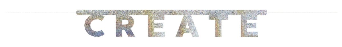 Letterslinger Glitter Diy Pakket 139 delig van Unique koop je bij Partywinkel