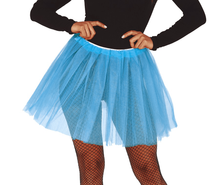 Licht Blauwe Tutu 40cm van Fiestas Guirca koop je bij Partywinkel