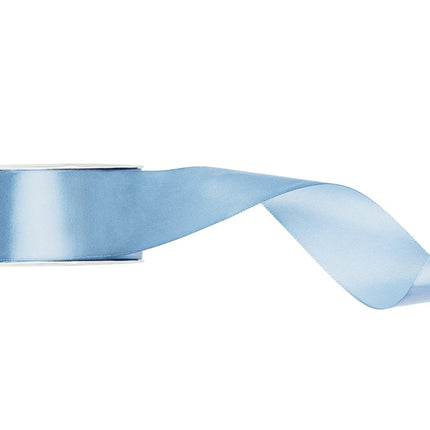 Lichtblauwe Lint 25Mm 25m van Partydeco koop je bij Partywinkel