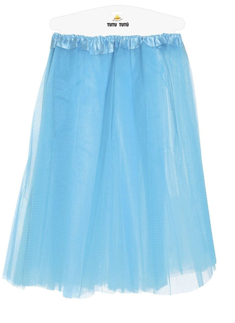 Lichtblauwe Tutu Dames 60cm van Fiestas Guirca koop je bij Partywinkel