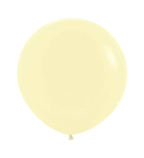 Lichtgele Ballonnen 61cm 3st van Sempertex koop je bij Partywinkel