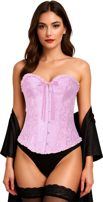 Lichtroze Corset Dames van Fiestas Guirca koop je bij Partywinkel