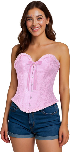 Lichtroze Corset Dames van Fiestas Guirca koop je bij Partywinkel