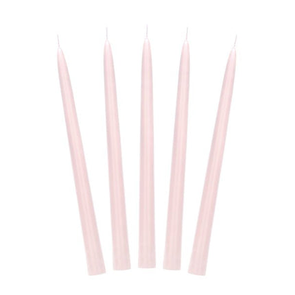 Lichtroze Kaarsen 24cm 10st - Partywinkel - 5904555046597