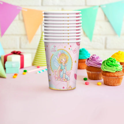 Vasos de la princesa Lillifee, 250 ml, 8 unidades