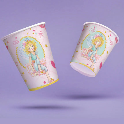 Vasos de la princesa Lillifee, 250 ml, 8 unidades