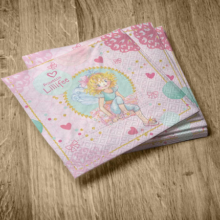 Servilletas de la princesa Lillifee, 33 cm, 20 unidades