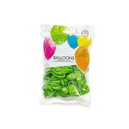 Lime Groene Ballonnen 13cm 100st van WeFiesta koop je bij Partywinkel