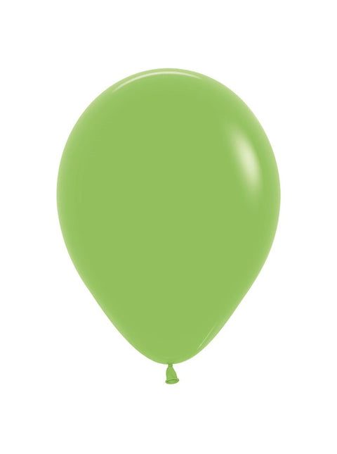 Lime Groene Ballonnen 23cm 100st van Sempertex koop je bij Partywinkel
