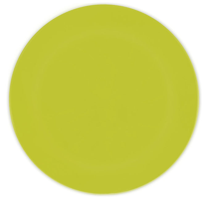 Lime Groene Borden 25cm 2st van Procos koop je bij Partywinkel