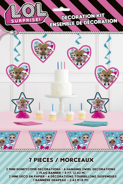 Lol Surprise Hangdecoratie 30cm 7 delig van Unique koop je bij Partywinkel
