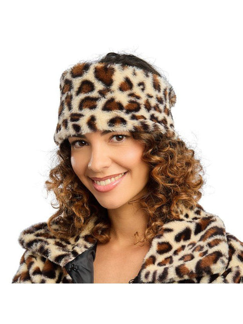 Luipaardprint Hoofdband van CHAKS koop je bij Partywinkel