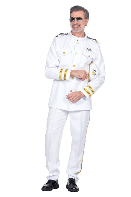 Luxe navy officier kostuum - Partywinkel - 8720059067466