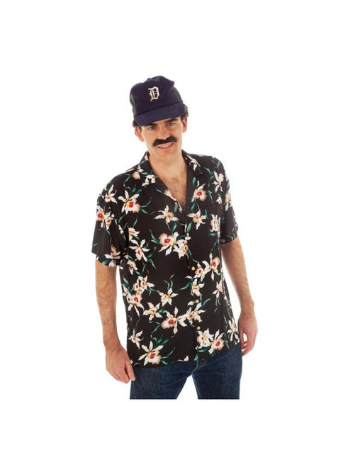 Magnum Overhemd Zwart Met Bloemenprint van CHAKS koop je bij Partywinkel
