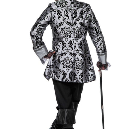 Markies Kostuum Grijs Zwart Heren van Wilbers & Wilbers koop je bij Partywinkel