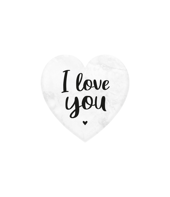 I Love You Corazón de Mármol 5cm
