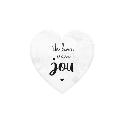 I Love You Corazón de Mármol 5cm