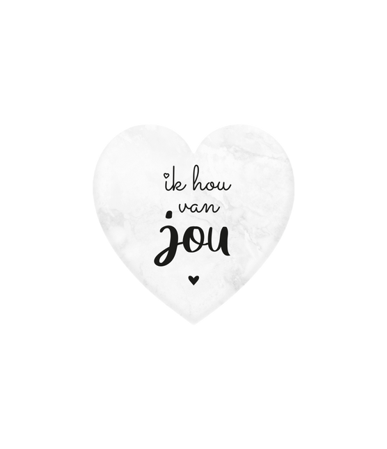 I Love You Corazón de Mármol 5cm