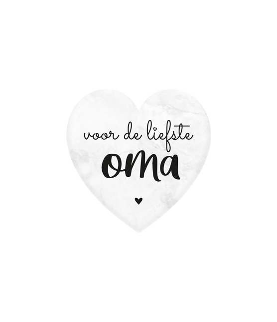 Queridísima Abuela Corazón de Mármol 5cm
