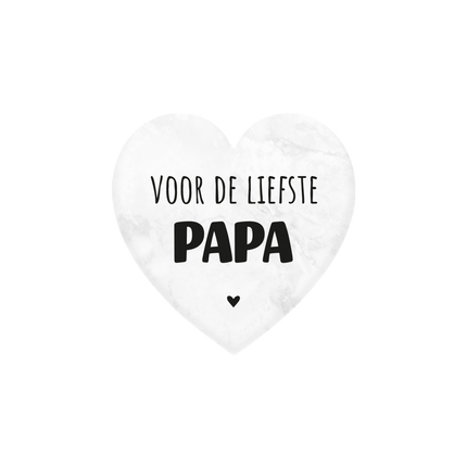 Queridísimo Papá Corazón de Mármol 5cm