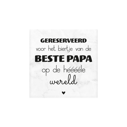 Posavasos de Mármol Querido Papá 10cm